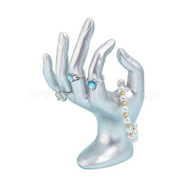 présentoir de bijoux à main mannequin en résine(RDIS-WH0009-015A)-5