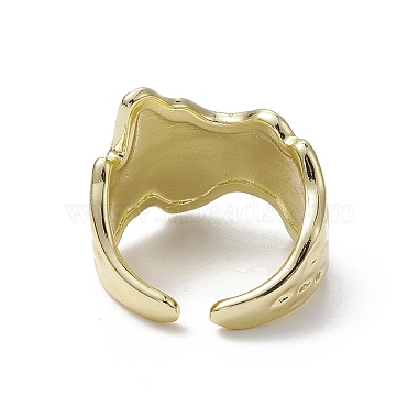 Rack Plating Brass Open Cuff Ring(RJEW-K257-45G)-3