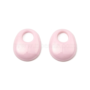 Pink Teardrop Zirconia Ceramic Charms