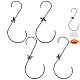 4Pcs 4 Styles Iron Hanging Hooks(FIND-AN0001-43)-1