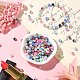 Rainbow ABS Plastic Imitation Pearl Beads(OACR-CJ0001-02)-6