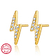 925 Sterling Silver Rhinestone Stud Earrings(YM3163-2)-1