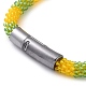 Glass Crochet Beaded Necklace(NJEW-Z029-04F)-2