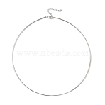 1.5MM Round 304 Stainless Steel Chain Necklace Making, for Pendant and Charms, Stainless Steel Color, 6.30x0.06 inch(16x0.15cm)(SA-CBA5B8F-02)