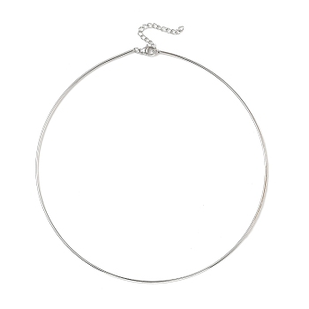 1.5MM Round 304 Stainless Steel Chain Necklace Making, for Pendant and Charms, Stainless Steel Color, 6.30x0.06 inch(16x0.15cm)