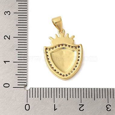 Rack Plating Brass Micro Pave Cubic Zirconia Pendants(KK-P279-26A-G)-3