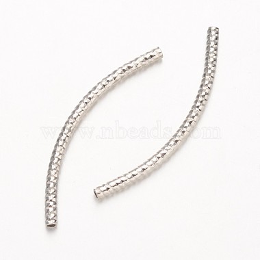 Real Platinum Plated Tube Brass Tube Beads