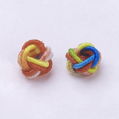Nylon Cord Woven Beads(NWIR-F005-14R)-2