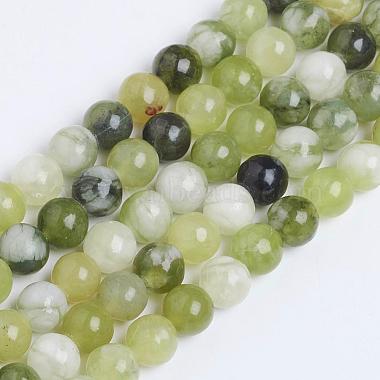 Natural Qinghua Jade Beads Strands(G-G818-01-6mm)-5