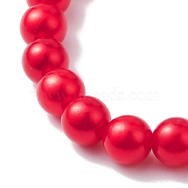 ABS Plastic Imitation Pearl Beaded Stretch Bracelets(BJEW-JB10154)-5