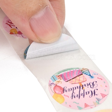 Birthday Themed Pattern Self-Adhesive Stickers(DIY-E023-08B)-4