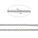 304 Stainless Steel Rolo Chains(STAS-M032-42P-4.7mm)-2