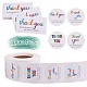 1 Roll Word Thank You Self Adhesive Paper Stickers(DIY-SZ0007-83B)-1