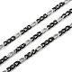 304 Stainless Steel Figaro Chains(CHS-O010-05EBP)-1