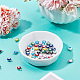 SUPERFINDINGS 48Pcs 8 Colors 925 Sterling Silver Plated Brass Enamel Connector Charms(FIND-FH0004-07)-2