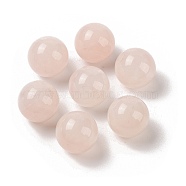 Natural Rose Quartz No Hole Sphere Beads, Round, 16mm(G-K353-04D-01)