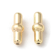 Brass Tube Beads, Real 18K Gold Plated, 6.5x2.5mm, Hole: 0.7mm(KK-F862-31G)