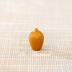 Wine Jar Resin Display Decorations, Micro Landscape Decoration Accessories, Pretending Prop Decorations, Orange, 25x17mm(PW-WGCCF43-06)