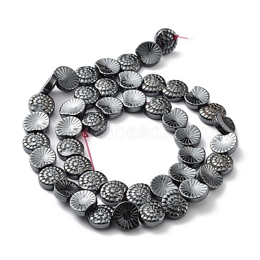 Synthetic Non-Magnetic Hematite Beads Strands(G-H303-B10)-2