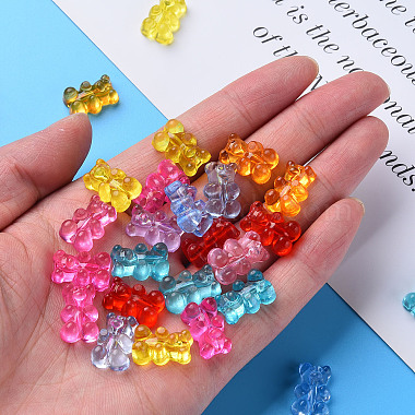 Transparent Acrylic Beads(X-MACR-S373-52B)-5