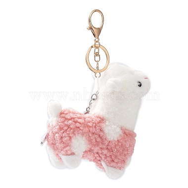 Cute Alpaca Cotton Keychain(KEYC-A012-02A)-2
