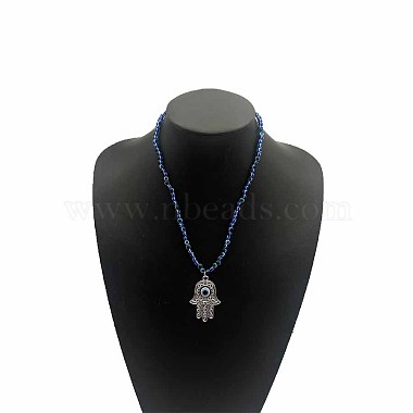 Blue Alloy Necklaces