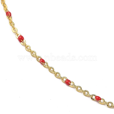 Brass Enamel Cable Chain Necklaces(X-NJEW-JN02920-06)-2