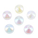 Rainbow Iridescent Plating Acrylic Beads(OACR-N010-056)-2
