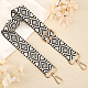 Two Tone Rhombus Pattern Polyester Braided Adjustable Bag Handles(FIND-WH0129-27A)-4