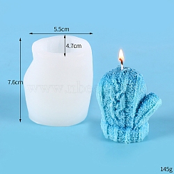 DIY Silicone Candle Molds, Resin Casting Molds, For UV Resin, Epoxy Resin Jewelry Making, 5.5x4.7x7.6cm(PW-WG91907-06)