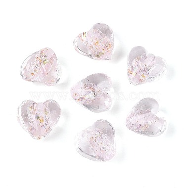 la main de perles de verre de feuille(FOIL-N029-09B)-1