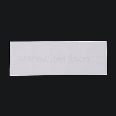 pochette adhésive pour chaîne de collier en plastique pour cartes d'affichage de collier(AJEW-P088-01A)-2