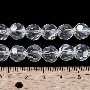 plaquent verre transparent perles brins(EGLA-A035-T10mm-A19)-4