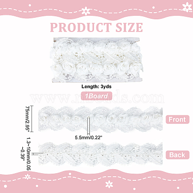 3 Yards Polyester Flower Lace Trim(OCOR-WH0082-28)-2