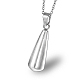 colliers pendentifs en forme de larme en acier inoxydable anti-ternissement(TG1210-1)-1