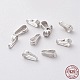 Rhodium Plated 925 Sterling Silver Snap on Pendant Bails(STER-I005-25P)-1