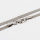 304 Stainless Steel Mesh Chain Necklace Making(X-STAS-P045-15P)-1