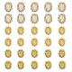 Hobbiesay 30pcs 3 cabochons en strass en alliage(MRMJ-HY0001-07)-1