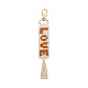 Valentine's Day Word Love Hand-woven Cotton Pendant Decorations(BOHO-PW0001-068C)-1