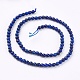 Dyed Natural Lapis Lazuli Bead Strands(G-R173-6mm-01)-2