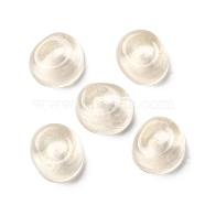 Translucent Resin Cabochons, Irregular Oval, Floral White, 14x16x7mm(CRES-M019-02A)