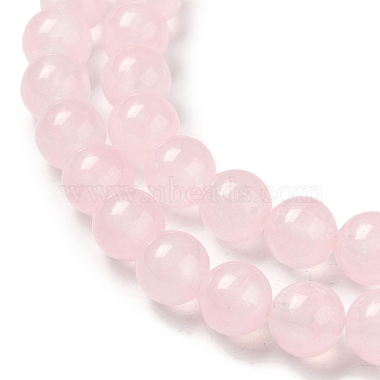Chapelets de perles en jade de malaisie naturelle et teinte(G-A146-8mm-A16)-3