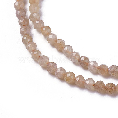 Natural Sunstone Beads Strands(G-F596-42-2mm)-3