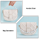 Elite ABS Imitation Pearl Nugget Beaded Bag Handles(FIND-PH0009-43)-3