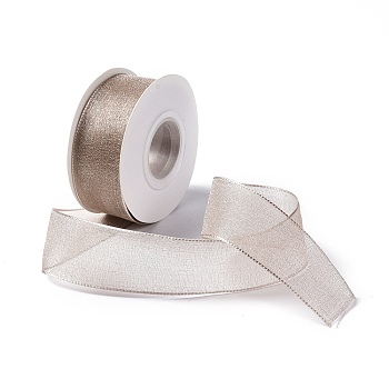 10 Yards Polyester Chiffon Ribbon, for DIY Jewelry Making, Camel, 1- inch(25.5mm)