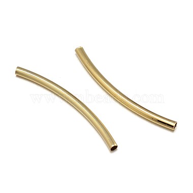 Brass Curved Tube Beads(KK-F0317-12-NR)-2