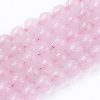 8mm Pink Round Other Jade Beads
