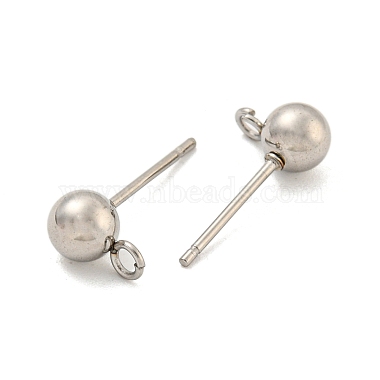 Accesorios para aretes de acero inoxidable que no se deslustran 304(STAS-O004-10C-P)-2