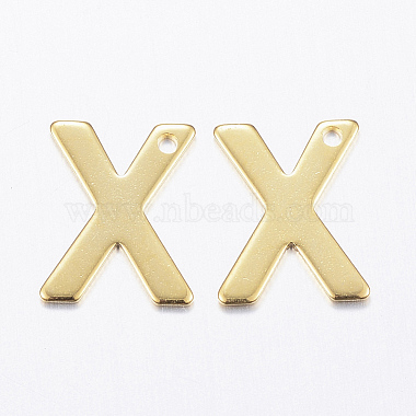 Golden Alphabet Stainless Steel Charms