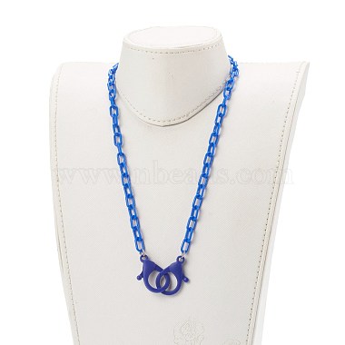 Personalized Opaque Acrylic Cable Chain Necklaces(NJEW-JN03432-01)-4
